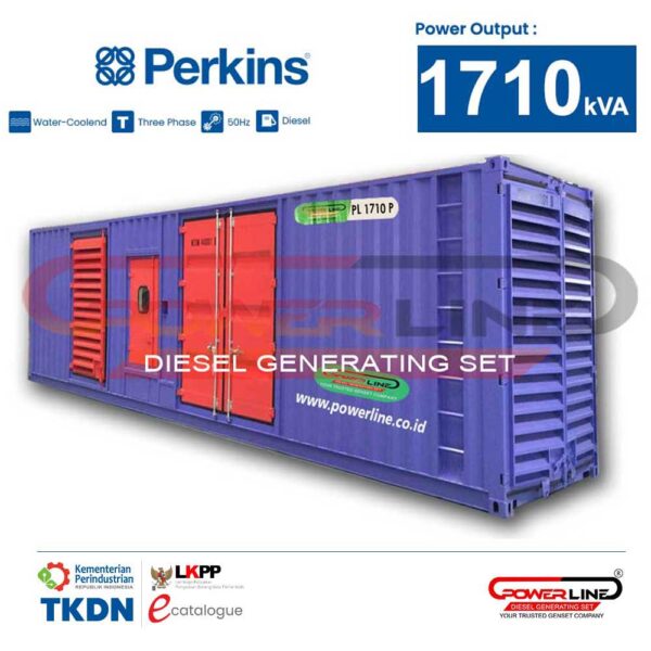 genset 1710 kva perkins 1368 kw silent